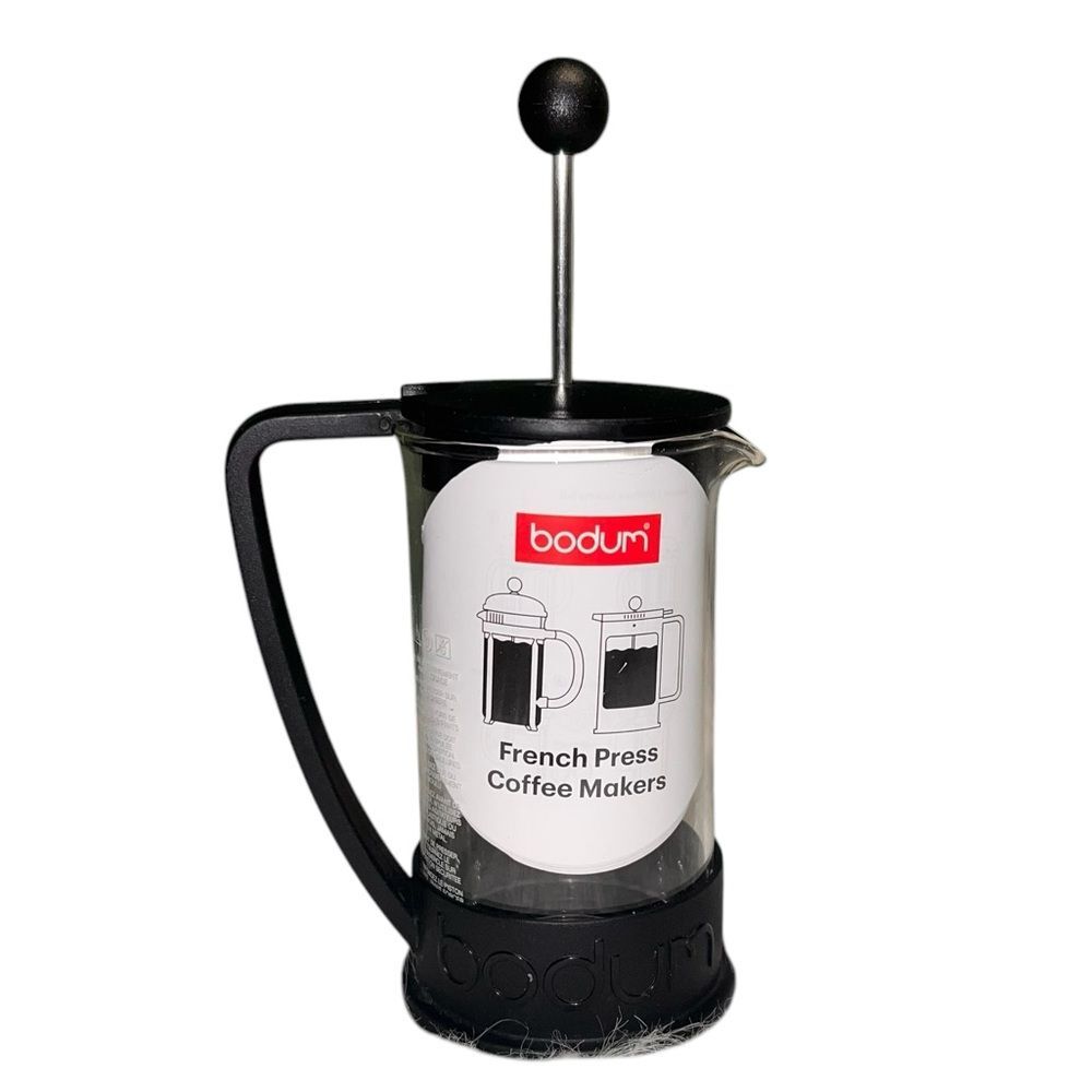 New Bodum Black French Press Coffee Maker Single Cup No Box
